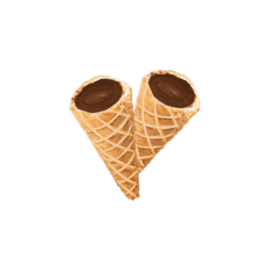 Milk Chocolate Live Rosin Waffle Cones